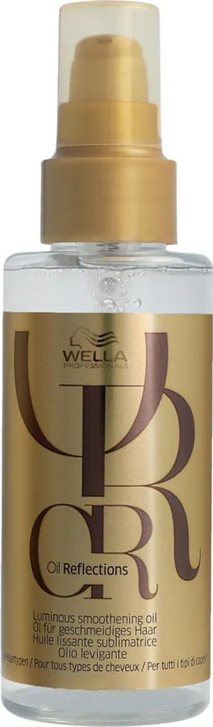 A product shot of a bottle of hair oil.