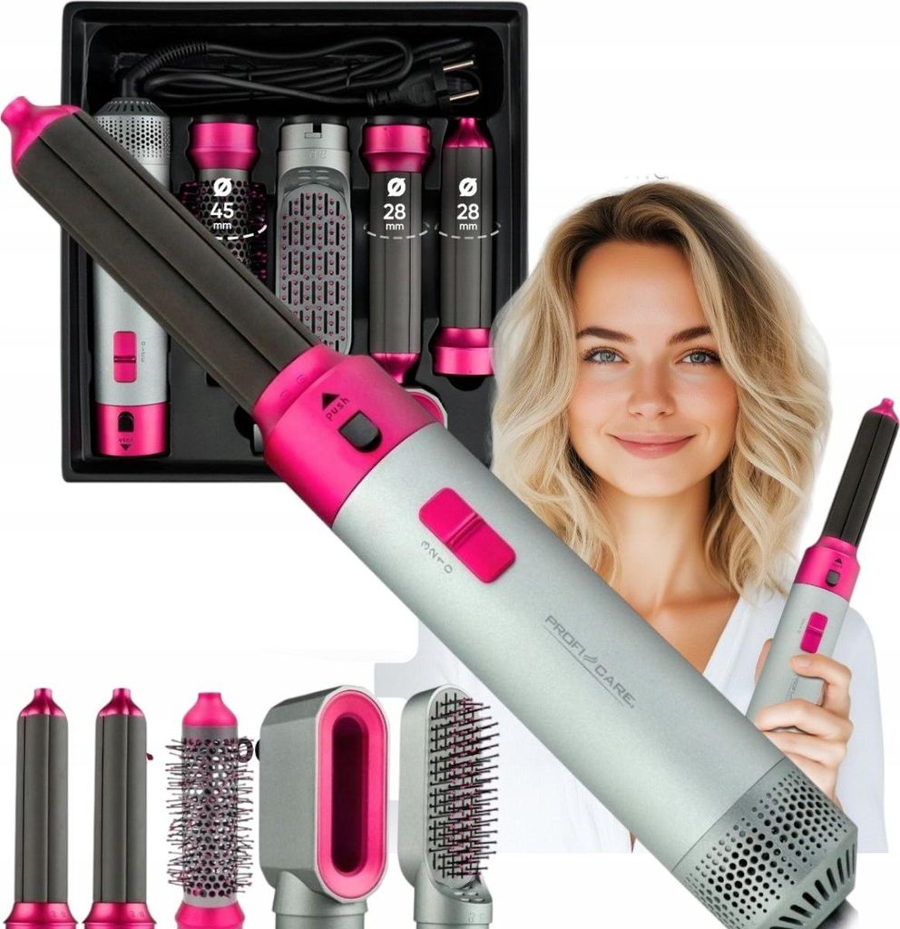 Lisseur à air chaud 1000W Gris Rose Proficare Image du produit 