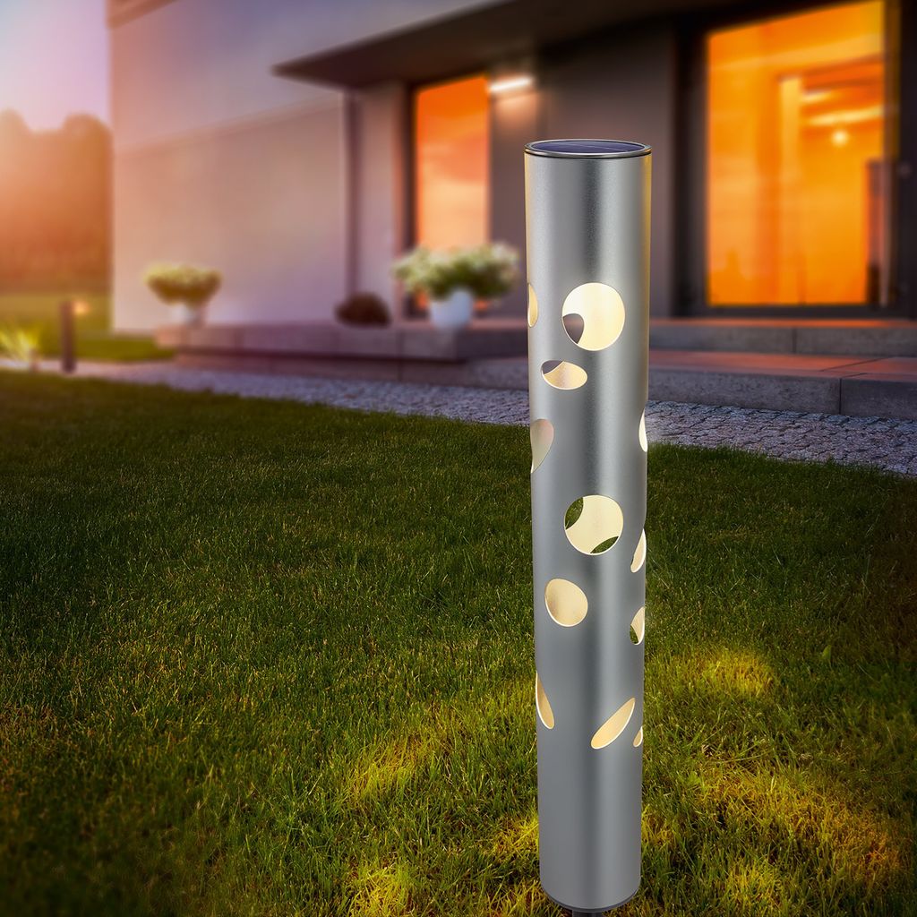 esotec Solarstecker für außen FANTASY LIGHT 48 | DUO COLOR Aluminium IP44 102113