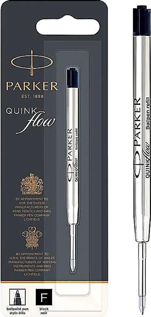 Ricarica Parker Z42 Nero Originale - Ricambio Penna Sfera Alta Capacità