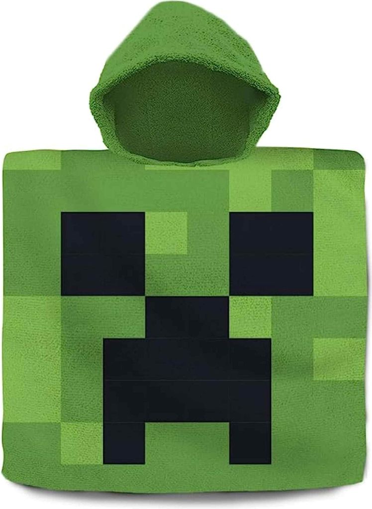 Minecraft Baumwolle Poncho Handtuch Produktbild 