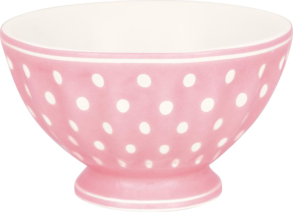 Greengate Dotty French Bowl medium pale pink 10cm