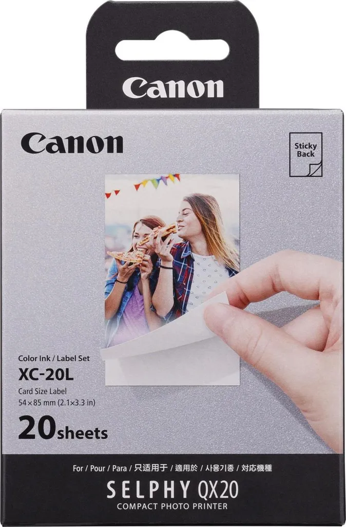Kit Canon XC-20L: Stampa le tue Avventure con Selphy QX20