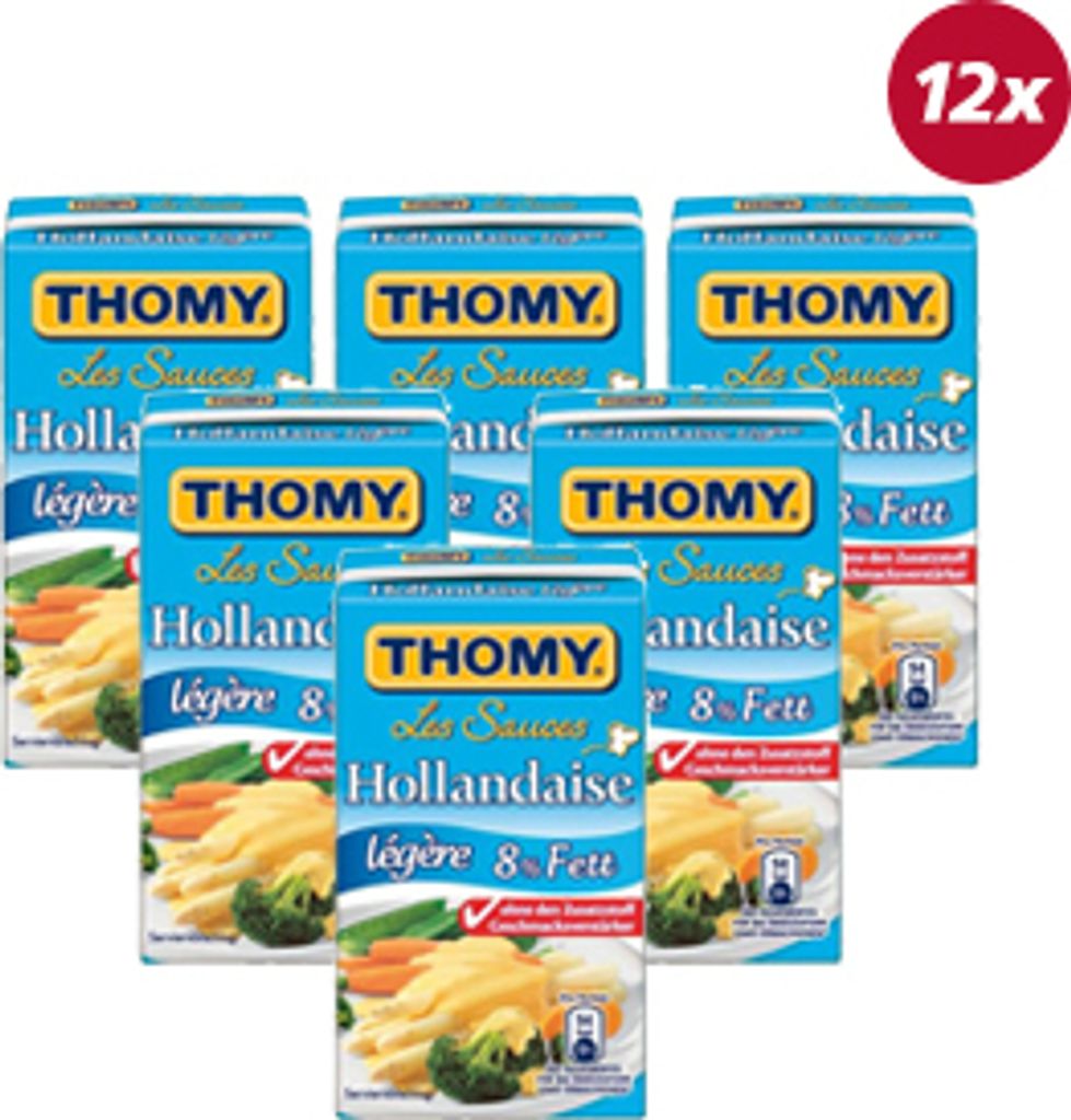 Thomy Les Sauces cremige Hollandaise Legere 250ml, 12er Pack