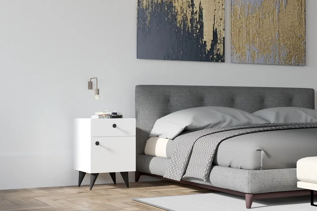 Table de nuit Pila blanche : fini le désordre avec ce meuble compact