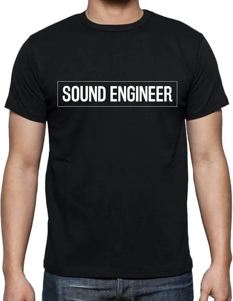 Herren Grafik T-Shirt Tontechniker Beruf – Sound Engineer Occupation – Öko-Verantwortlich Vintage Jahrgang Kurzarm Lustige Druck Geburtstag Ge...