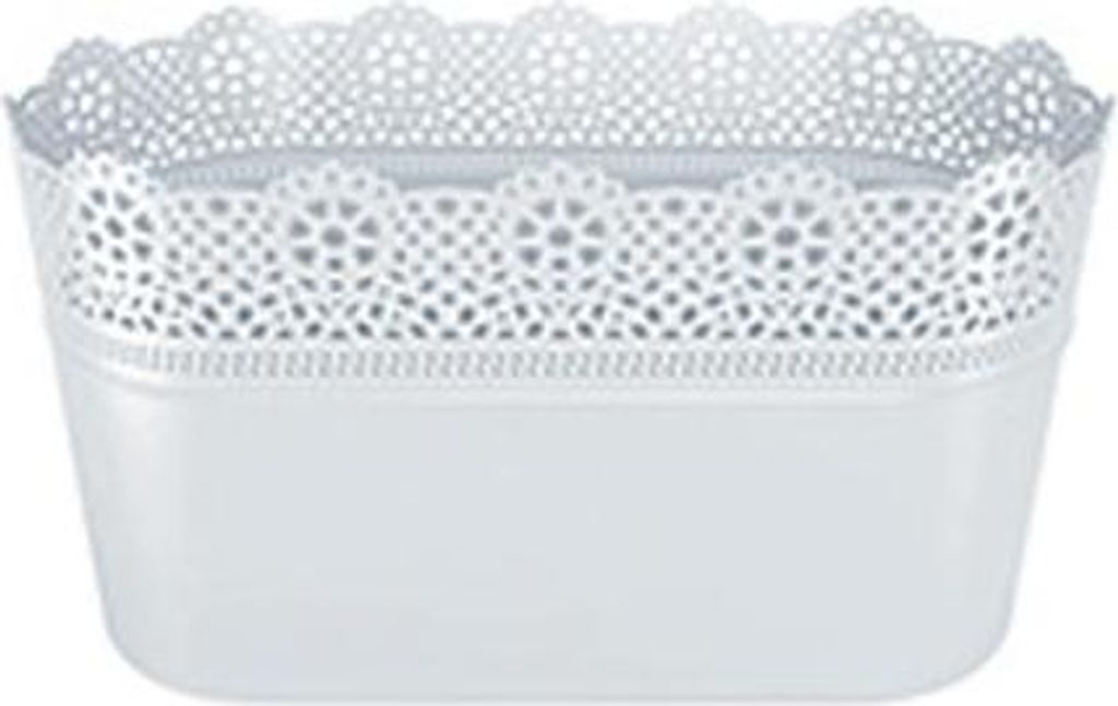 Truhe LACEY 28,5 cm weiß