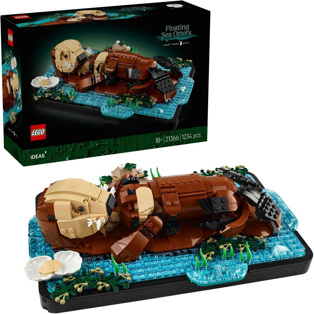 LEGO® Ideas 21366 Schwimmende Otter Produktbild 