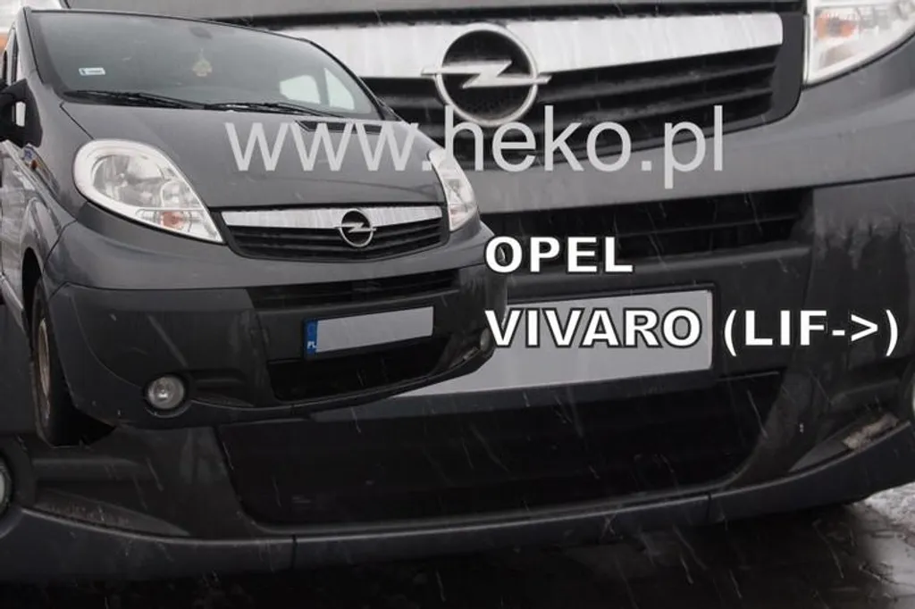 Grille radiateur Opel Vivaro protection inférieure ABS haute densité