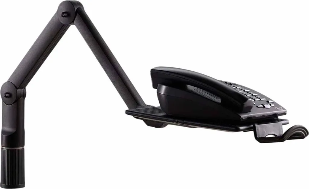 Support de téléphone pivotant pour bureau Novus TalkMaster anthracite - 2