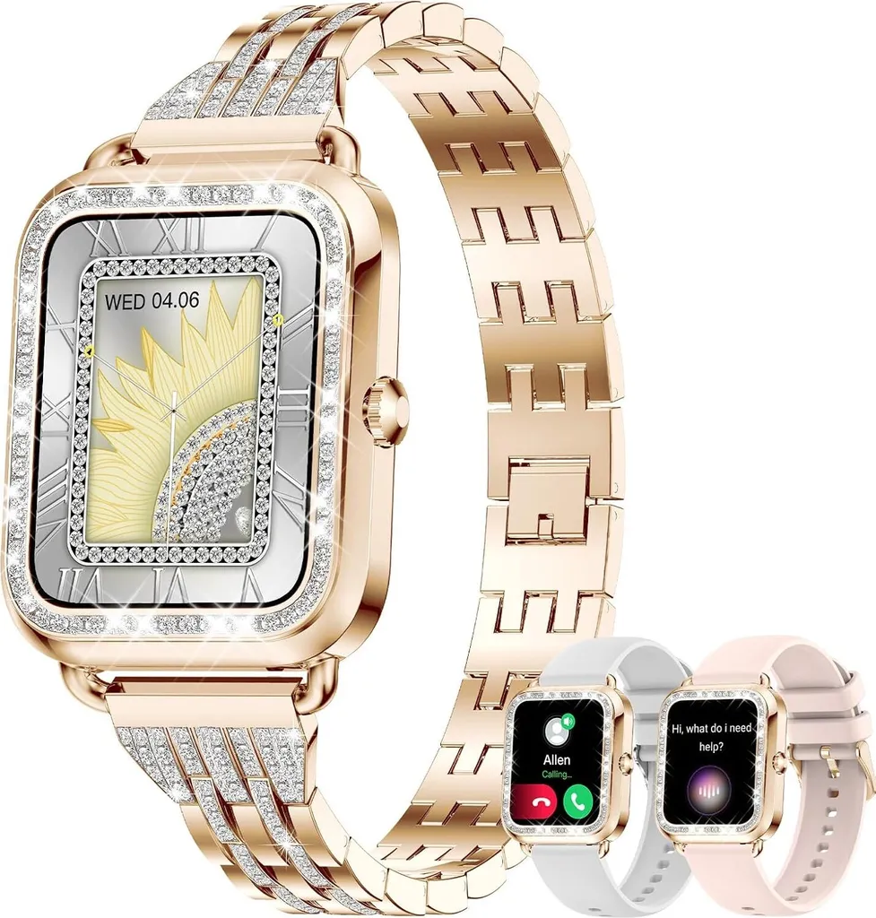 Orologio Intelligente Donna Diamante | Notifiche Social e Salute
