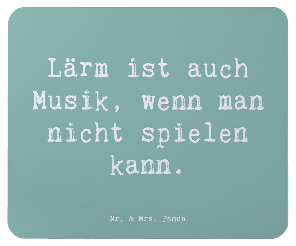 Mr. & Mrs. Panda Mauspad Spruch Schlagzeug Lärm - Meeresbrise - Geschenk, Musik, laptop, Mouse Pad, Präsenz, mousematte, Musiker, Percussion, Mou...