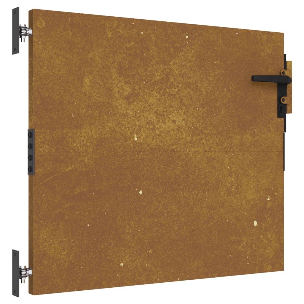 vidaXL Bramka ogrodowa 85x75 cm stal corten Zdjęcie produktu 