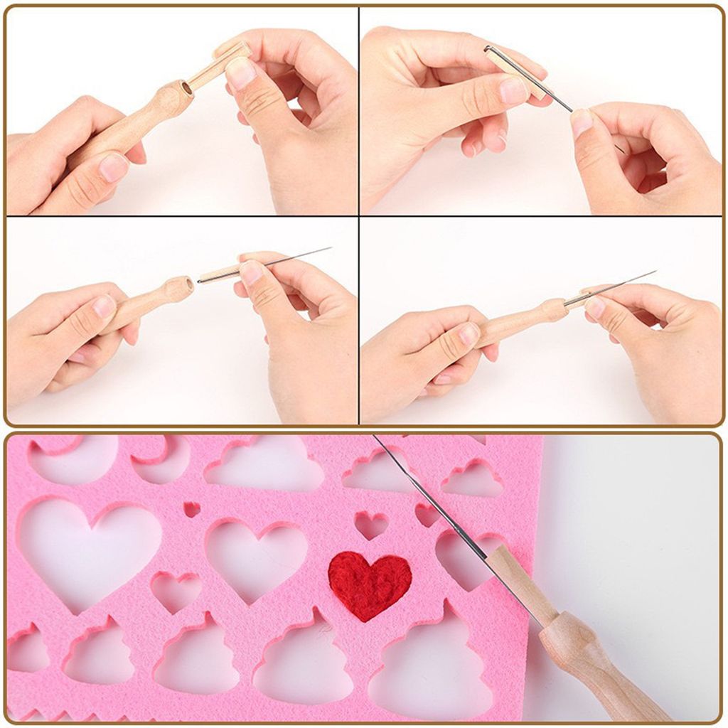 10 Pcs Filznadeln Zum Trockenfilzen, Nadelfilz Set, 3 Produktbild 4