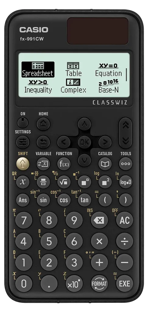 Calculatrice scientifique Casio FX 991 CW - Modèle Classwiz avec tableur
