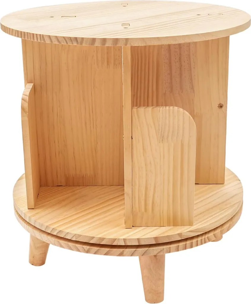 Bibliothèque rotative anti-basculement pour ranger vos petits espaces - 3