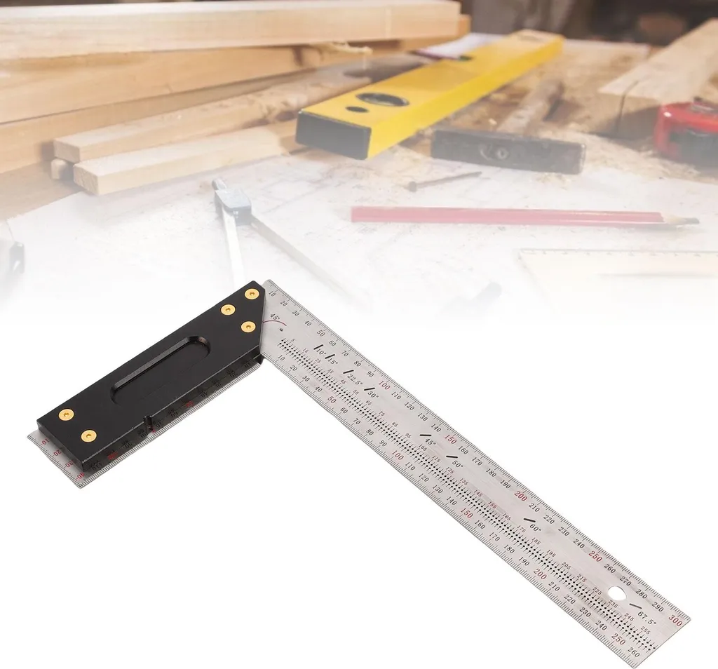 Équerre de précision 300 mm pour le travail du bois et construction - 11