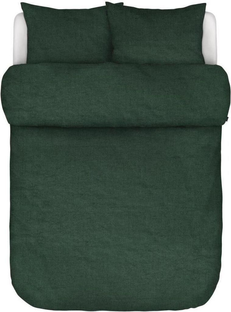 Marc O' Polo Leinen-Kissenbezug einzeln Valka Farbe Deep green Größe 40x40