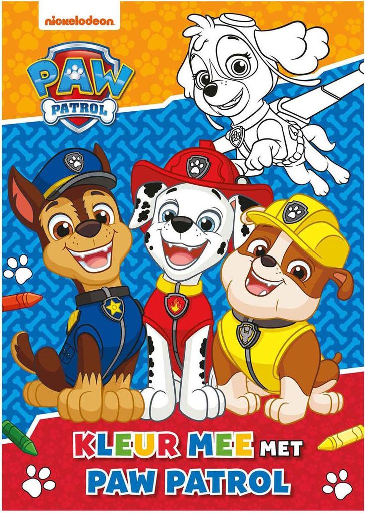Großer Ballon in Farbe mit Paw Patrol