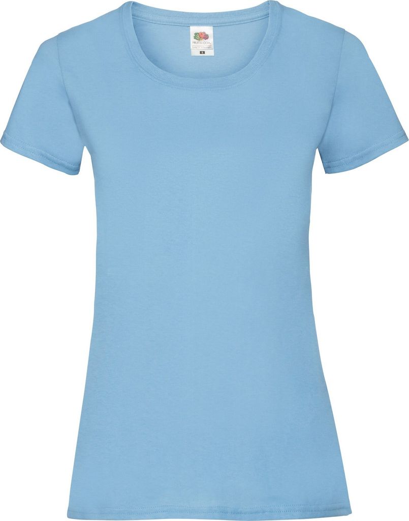 Fruit of the Loom - T-Shirt für Damen PC5766 (S) (Himmelblau)