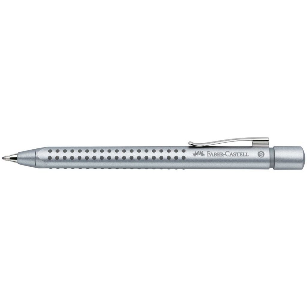 FABER-CASTELL Druckkugelschreiber GRIP 2011 silber Produktbild 