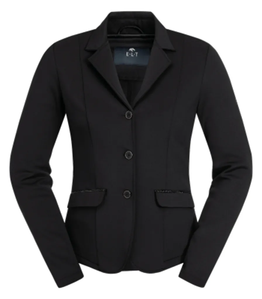Veste de concours enfant confortable et souple Waldhausen Lina noire 164