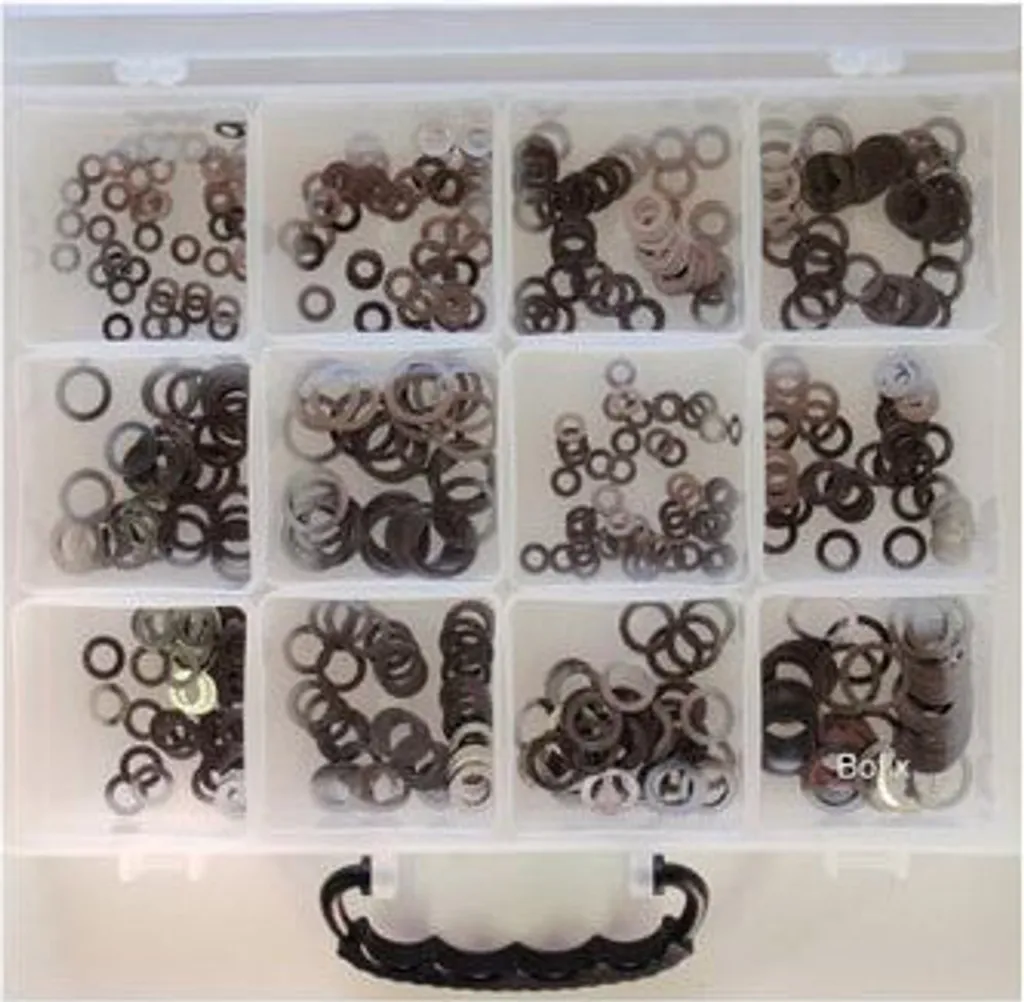 Assortimento Bofix 226195: 12 Tipi di Anelli di Spessore per Bici