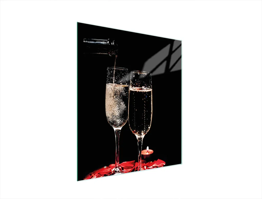 Tagliere in vetro 45x52 vino