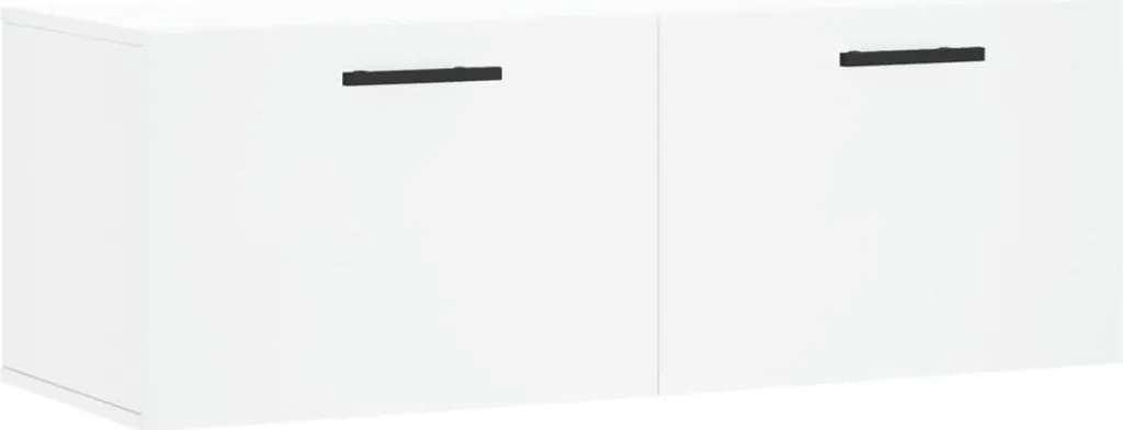vidaXL Armadio a muro bianco 100x36,5x35 cm materiale legno