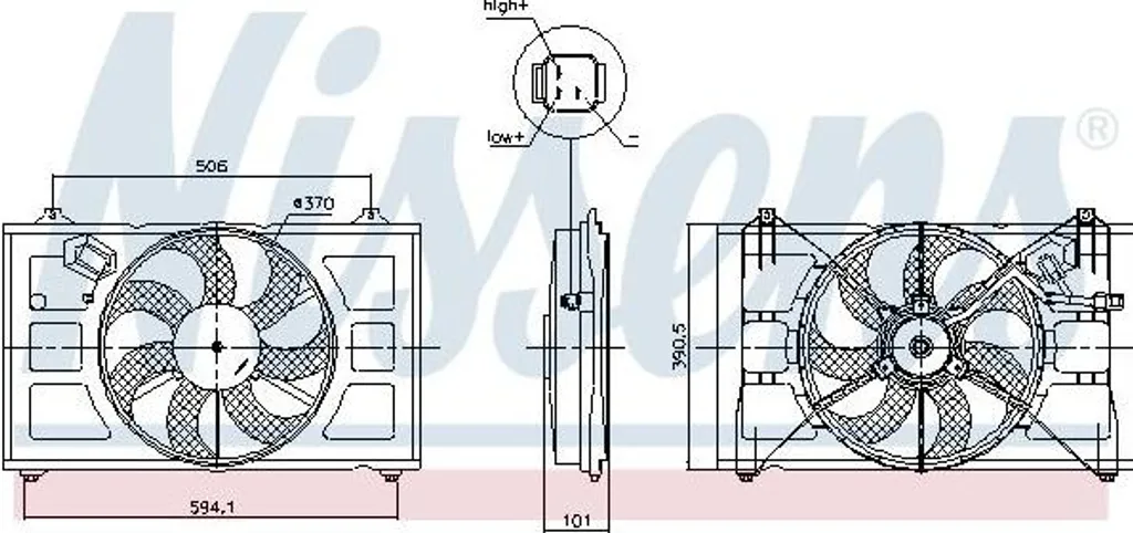 Ventilateur pour Radiateur Kia Rio : Solution de Refroidissement 850053