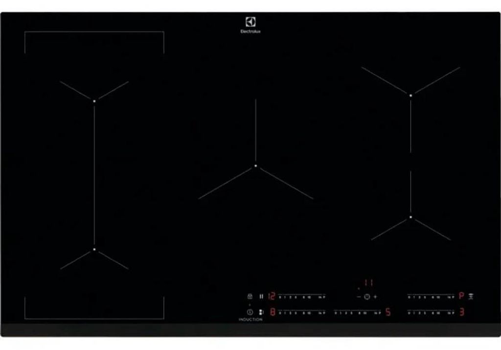 Electrolux EIV835 Schwarz Integriert 80 cm Zonen-Induktionskochfeld 5 Zone(n)