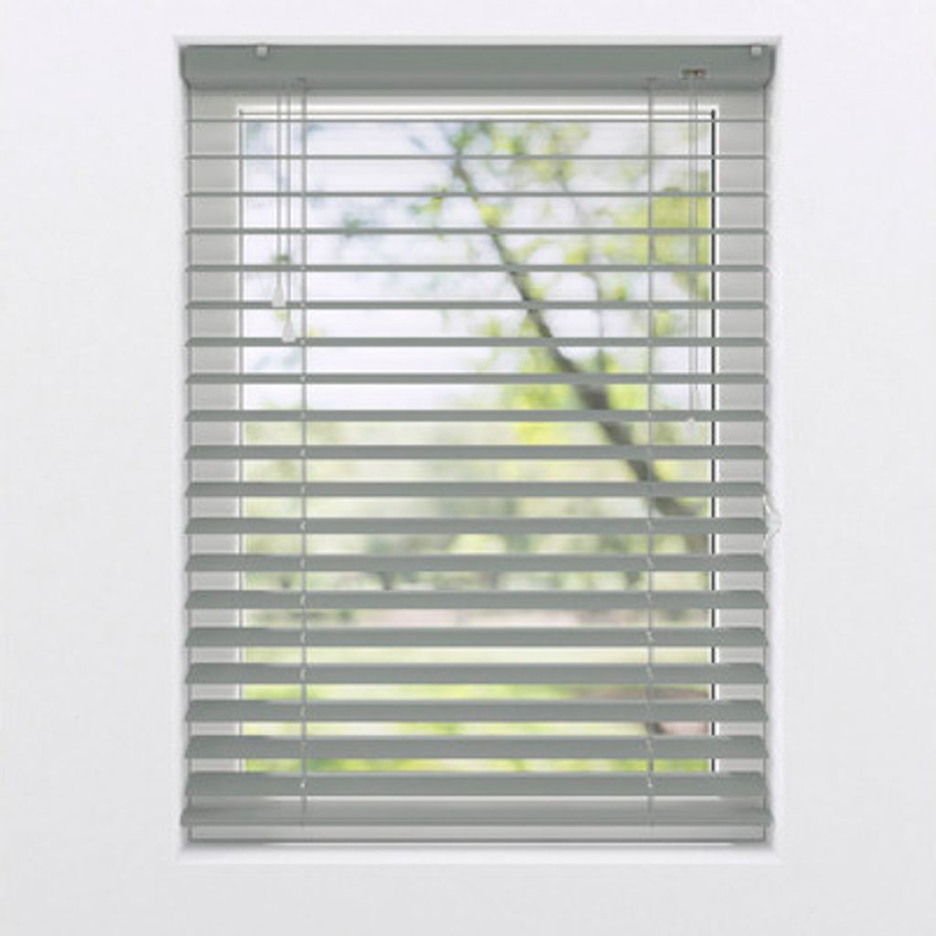 SOLUNA Alu-Jalousie grau matt 50 mm 240x180 cm