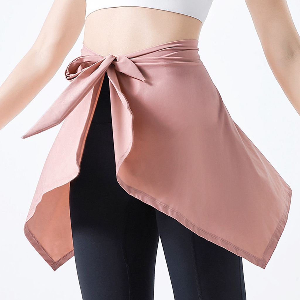 Sportrockabdeckung Polyesterfaser weiches ein Stück absorbierende Yoga -Bindung für Fitness Tennis rosa Größe