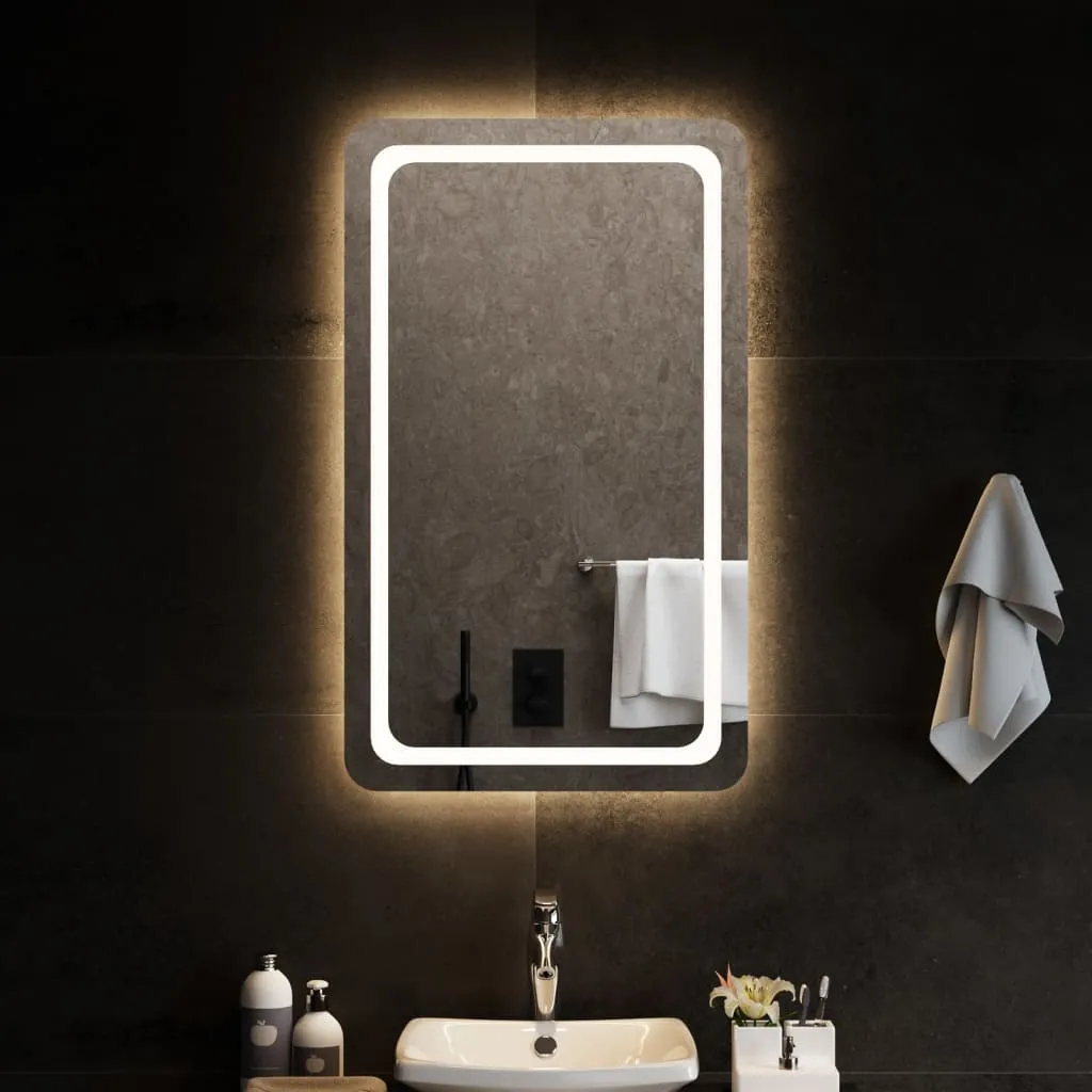 Specchio Bagno LED 60x100 vidaXL | Luce Trucco Professionale - 7