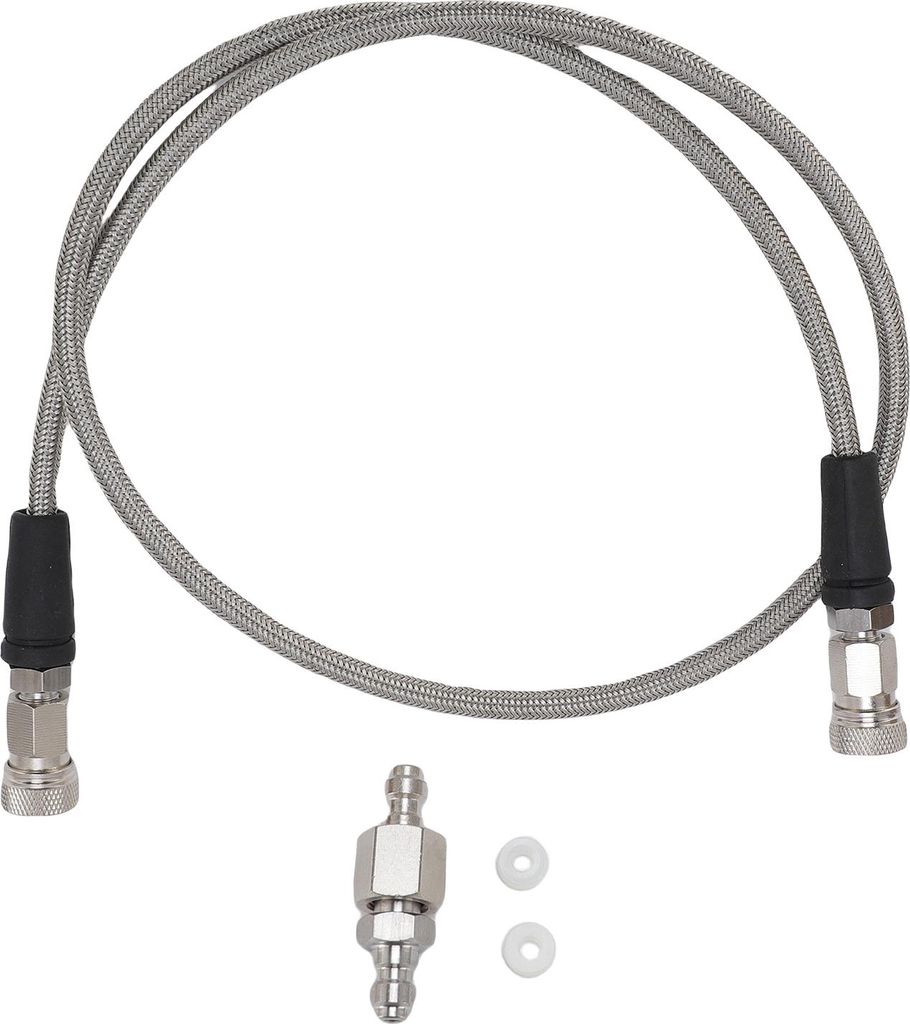 Druckinflationschlauch 39 Zoll 8 mm Schnellanschluss Kohlefaser gewebt Edelstahl hohe Farbe