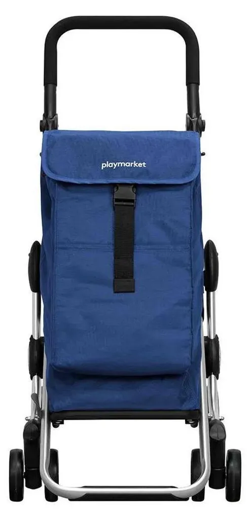 Poussette de Marché Playmarket Go Up Basic Navy 4 Roues de 49.5 L - 5