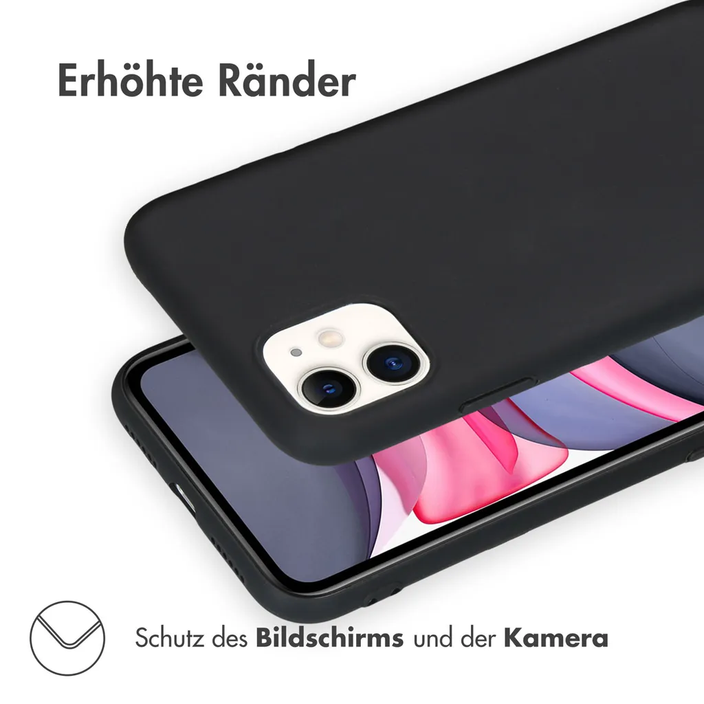Custodia RankOne Per IPhone 11 In Silicone TPU Morbido - Colore Azzurro - 3