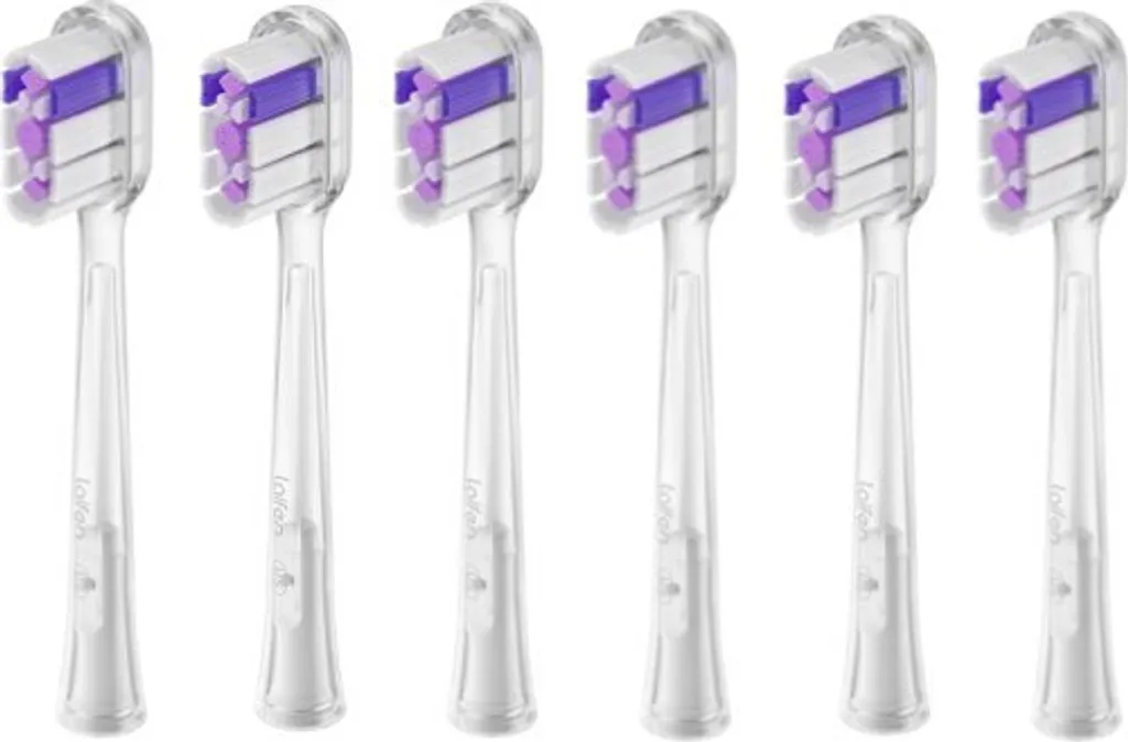 Têtes Head Glossy White Medium 6 pcs contre la plaque et les taches