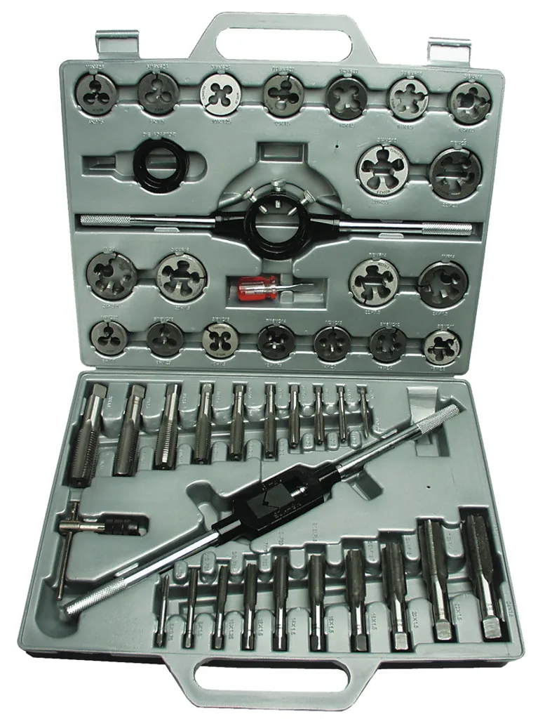Set taraudage et filetage complet pour réparation mécanique auto et moto