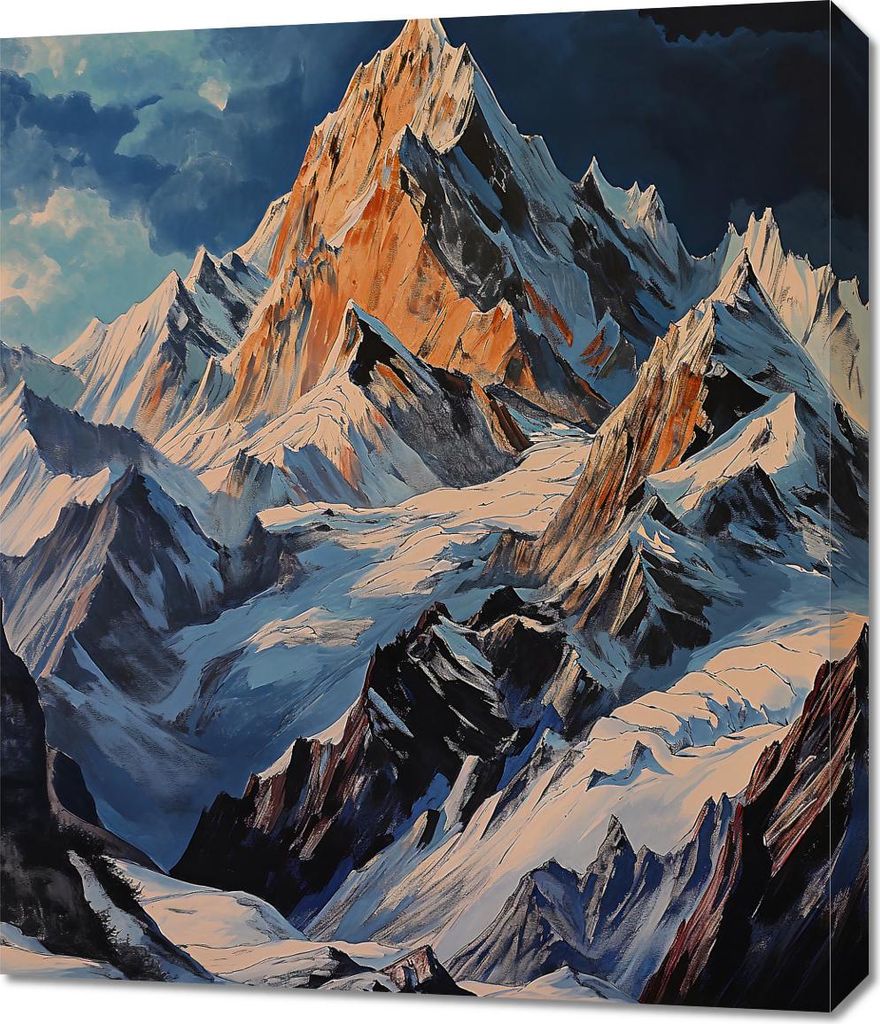 Bild 60x70cm Hügel Majestat Moment