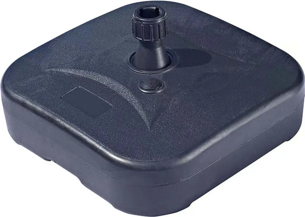 Socle pour parasol Marbueno Noir en plastique résistant 45 x 45 cm