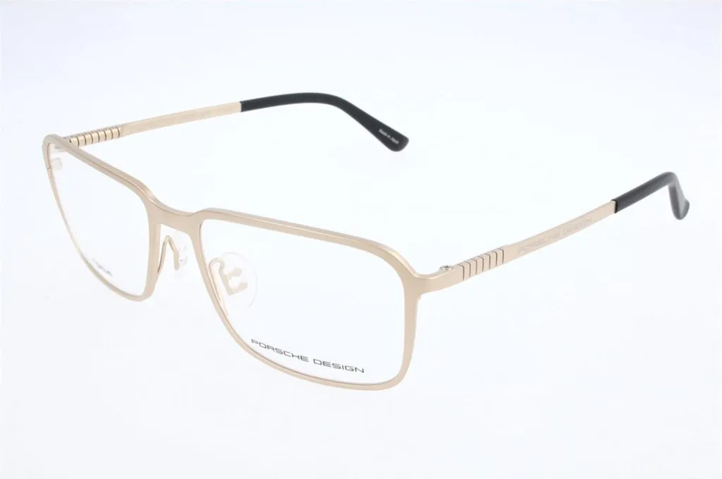 Lunettes de vue Porsche Design P8293 C Light Gold 55-17 Titane Luxe