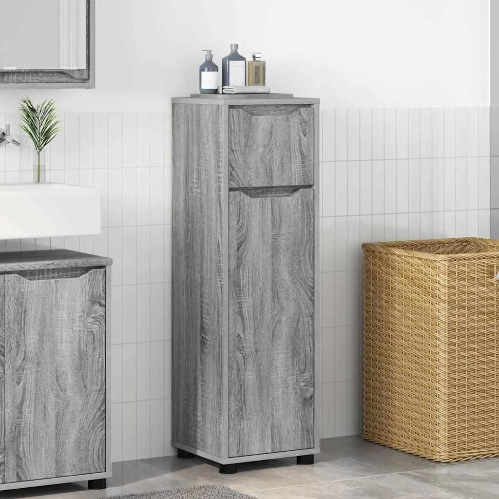 Trasforma il tuo Bagno in una Spa con vidaXL Grigio Sonoma - 2