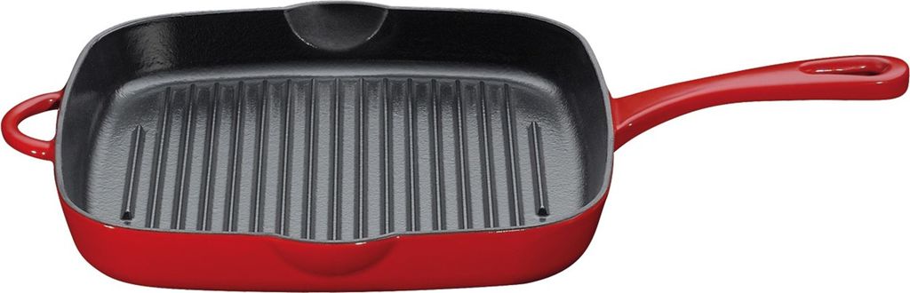 Küchenprofi 0407801426, Rechteckig, Grillpfanne, Rot, Produktbild 