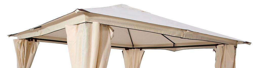 Ersatzdach für Eleganter Pavillon Venezia 3x3m ecru Produktbild 
