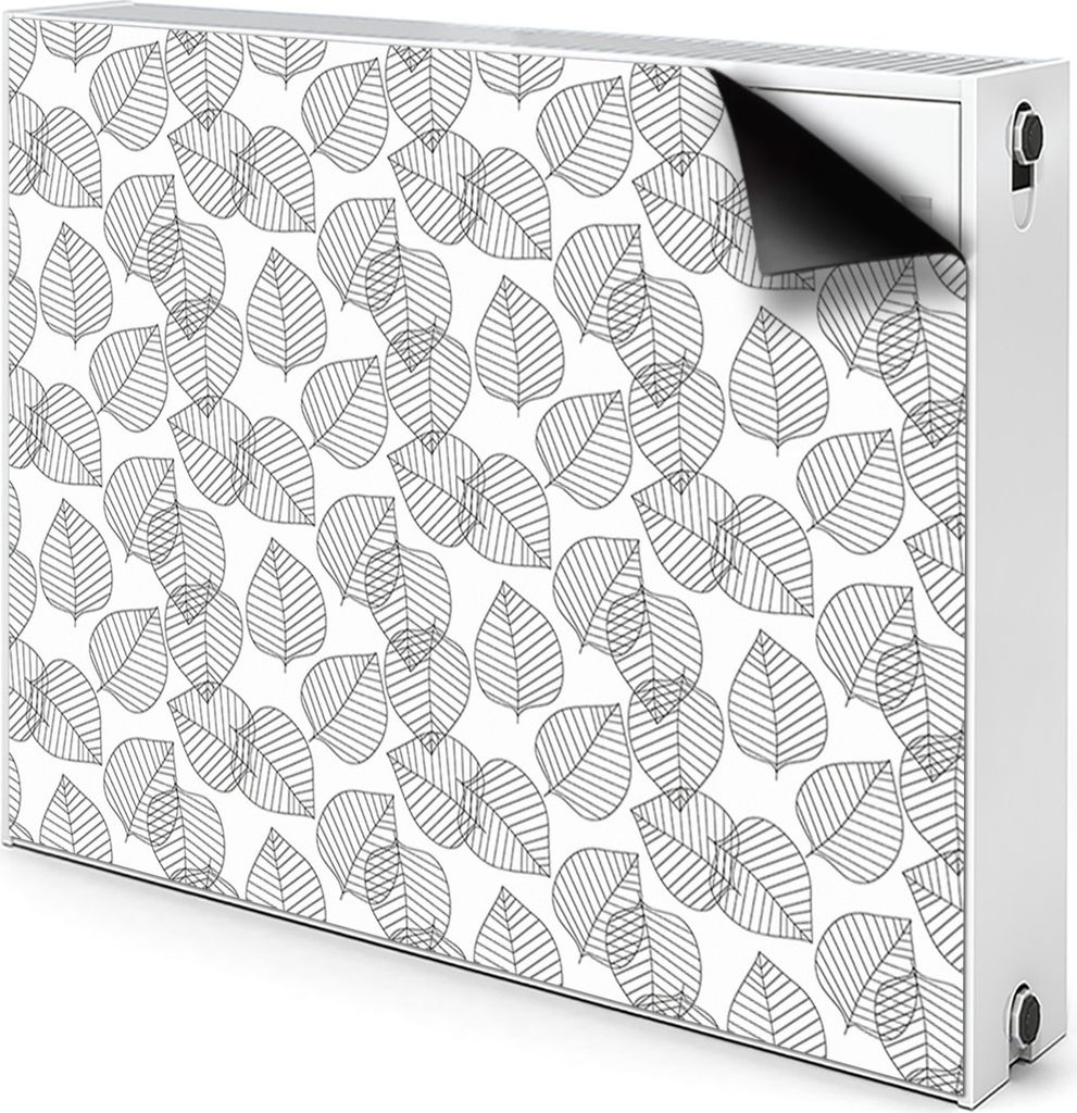Magnet Radiator Magnet Mat Heizkörper Heizung Verkleidung Abdeckung 100x60 cm - Blätter, Muster
