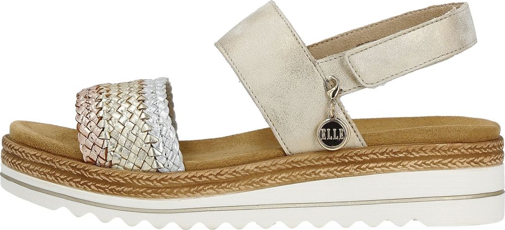 Remonte Keilsandaletten Damen 31373639323836 Gold 39 EU Produktbild 5