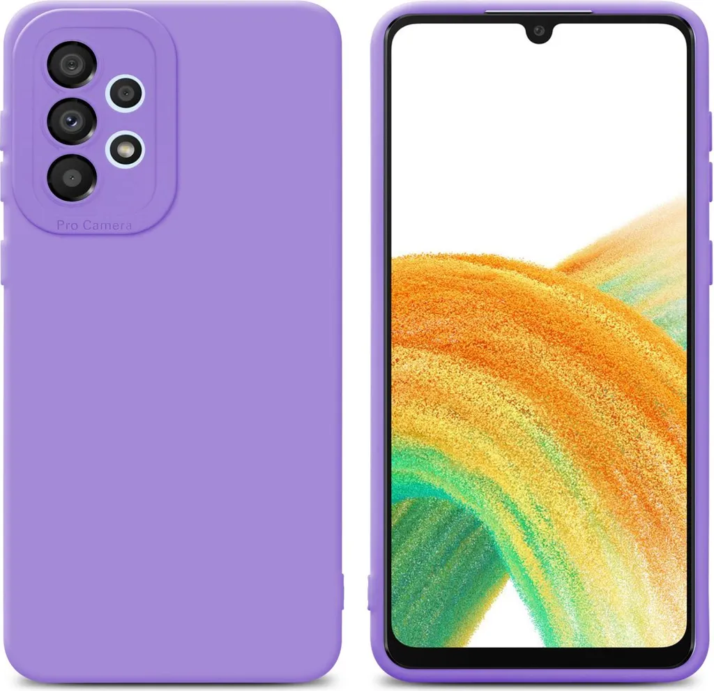 Cadorabo cover per Samsung Galaxy A32 4G cover protettiva in silicone TPU viola custodia per cellulare