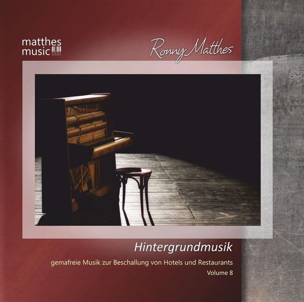 Hintergrundmusik (Vol.8) - Gemafreie Musik zur Beschallung von Hotels & Restaurants (Klaviermusik, Jazz & Barmusik) - Background Music