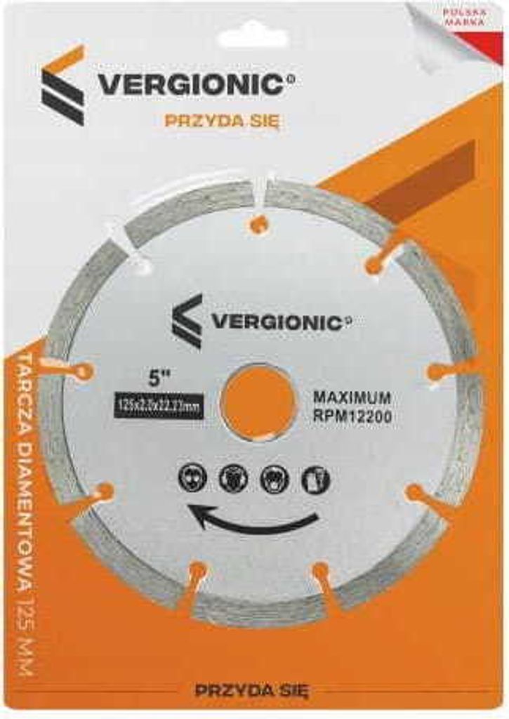 125mm segmentierte Diamantscheibe für Betonsteine Produktbild 